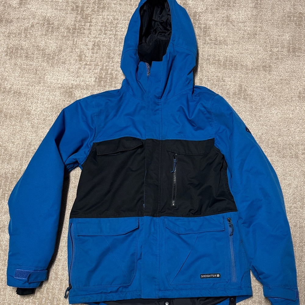 686 Blue and Black Ski & Snowboard Jacket